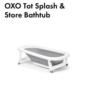 NEW OXO Tot Splash & Store Bathtub